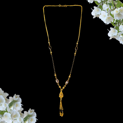 Oval Drop Mangalsutra Chain