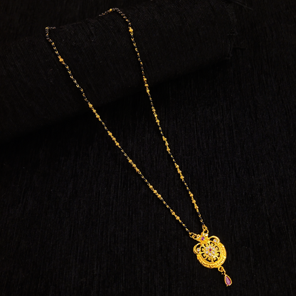 Designer Ruby Drop Mangalsutra