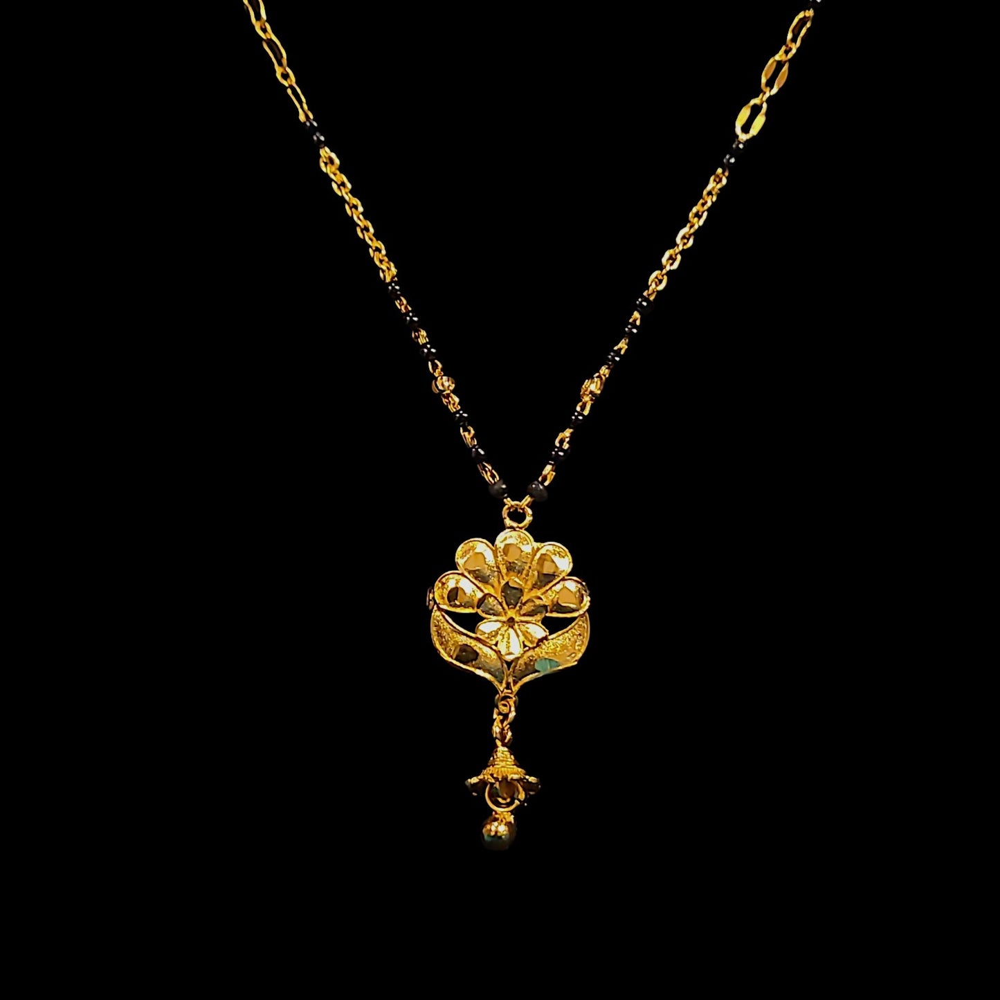 Small Flower Mangalsutra