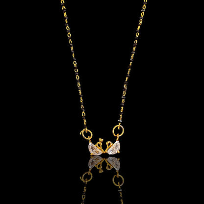 Dual Swan Mangalsutra