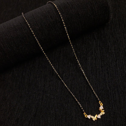 Butterfly Heart Line Mangalsutra