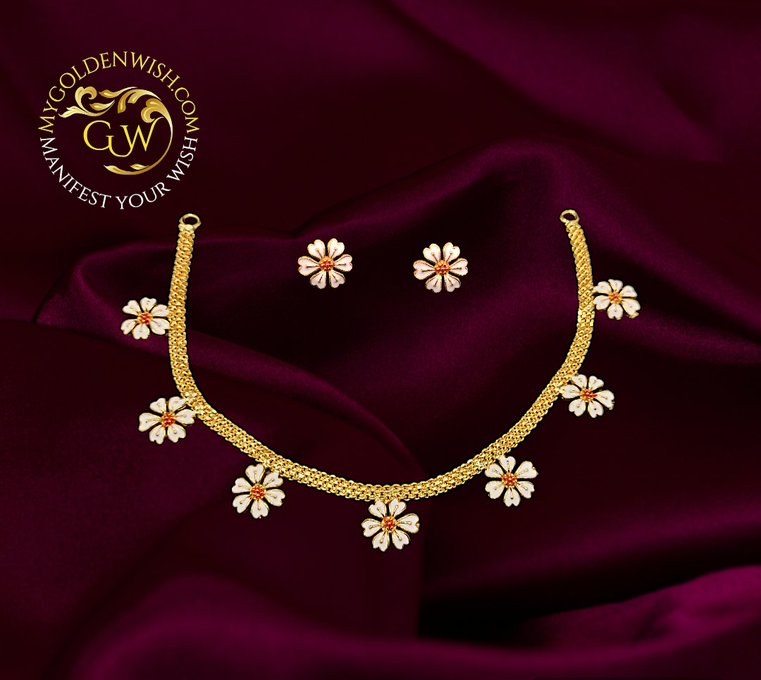 Jasmine Flower Necklace (Shiuli Ful)