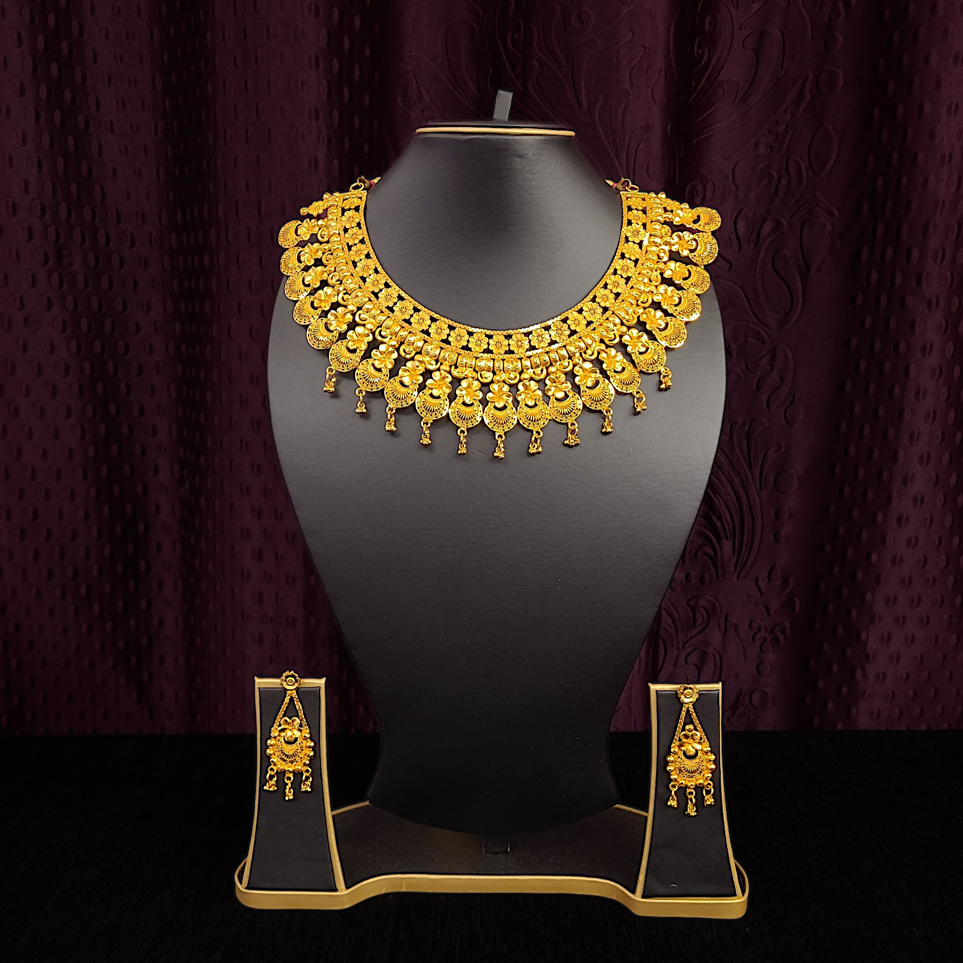 Kanbala Design Necklace - My Golden Wish