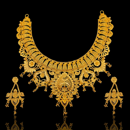 Gorgeous  Broad Chatai Necklace Set