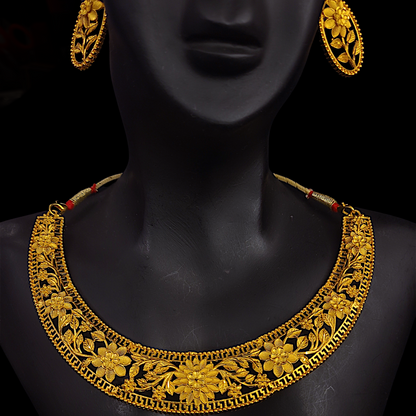 Flower Necklace Set