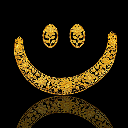 Flower Necklace Set