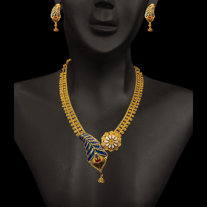 Feather Necklace Set