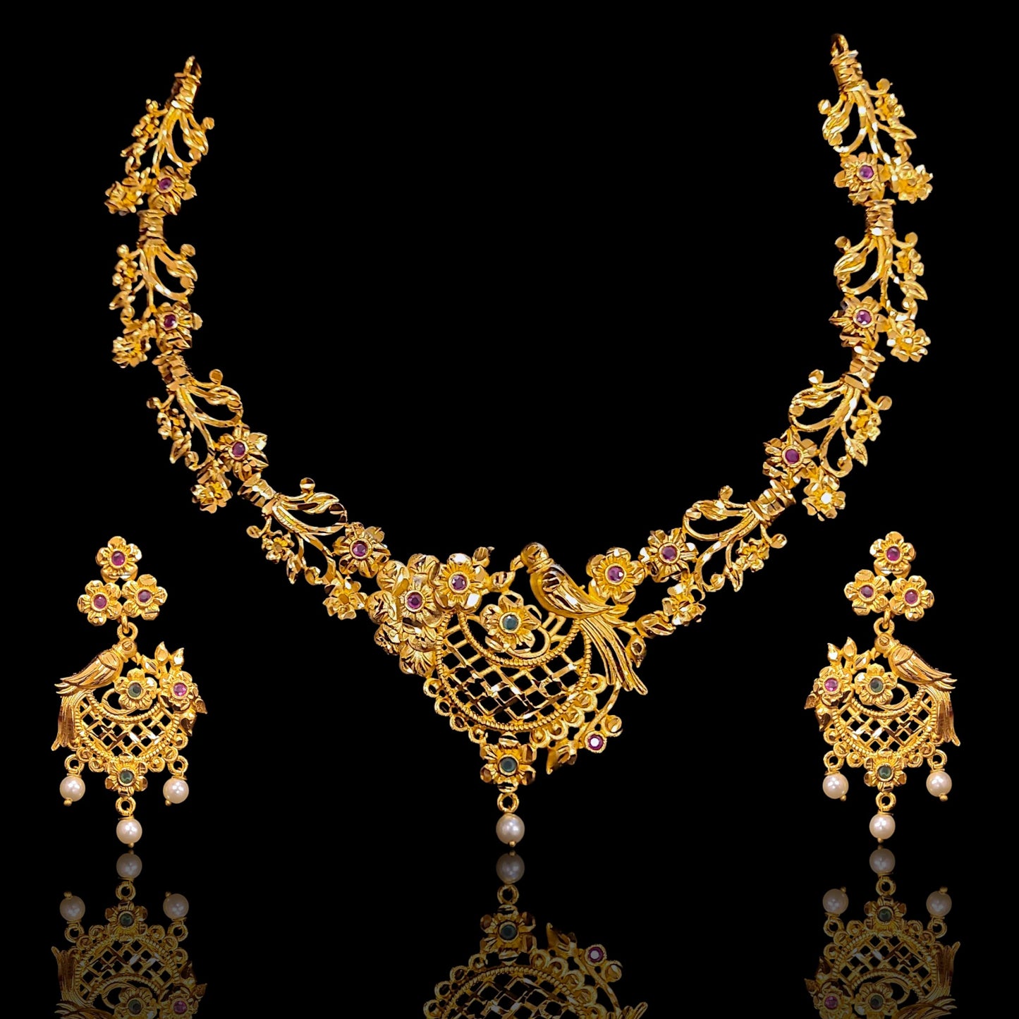 Bird Jarowa Necklace Set