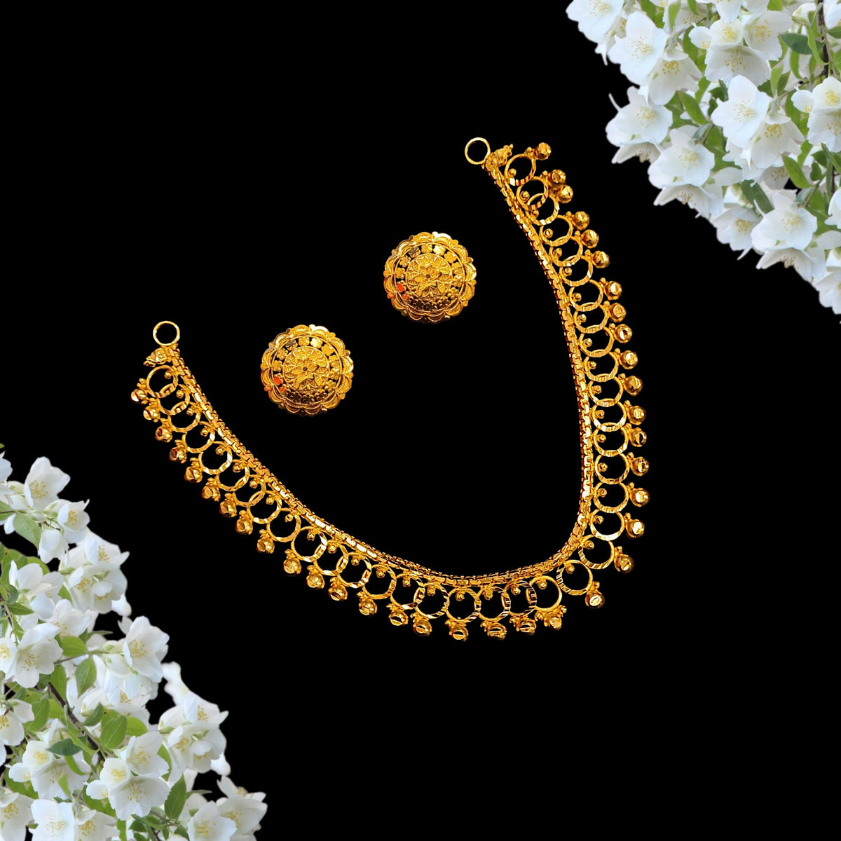 Sabeki Spiral Chatai Necklace Set