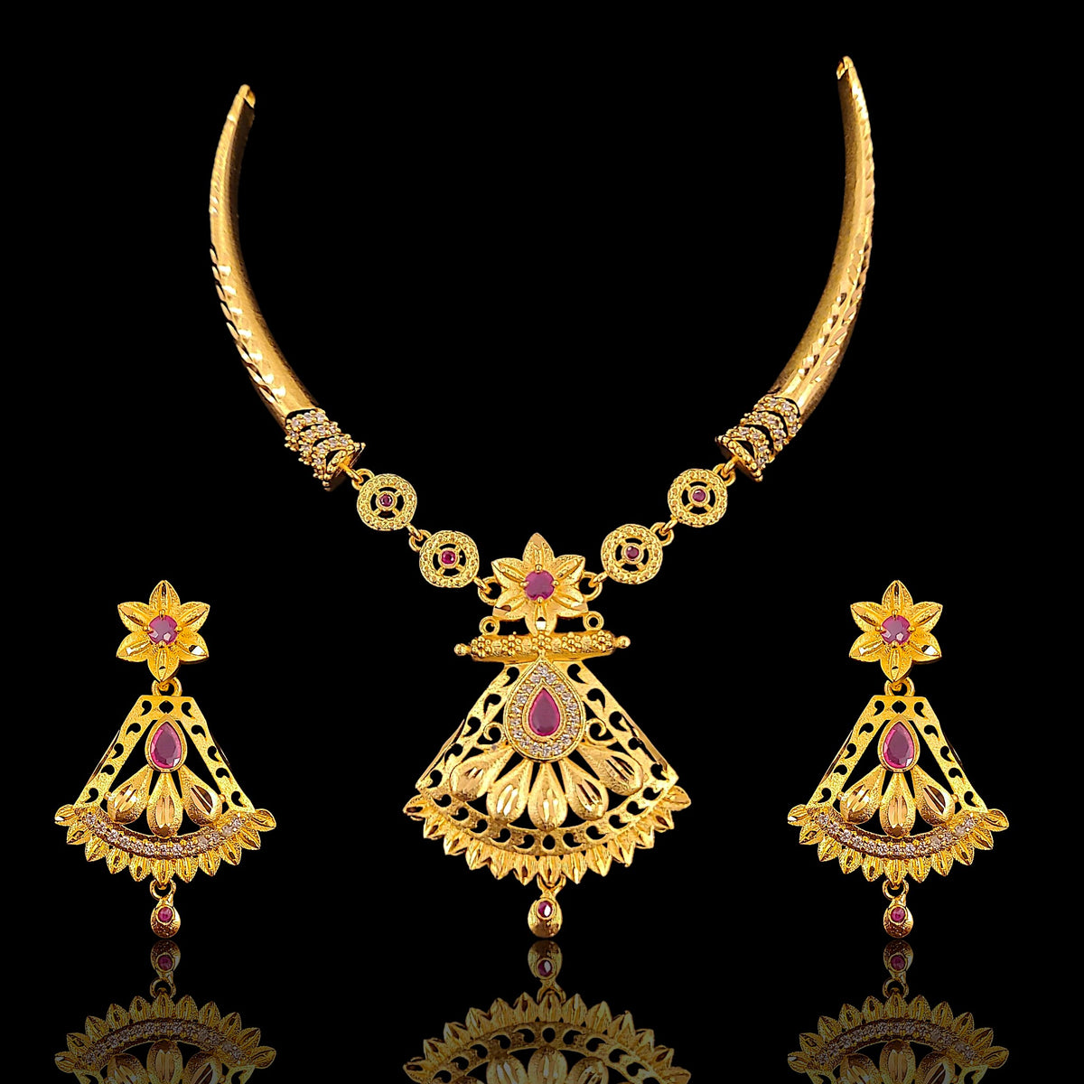 Jarowa Hansli Necklace Set - II