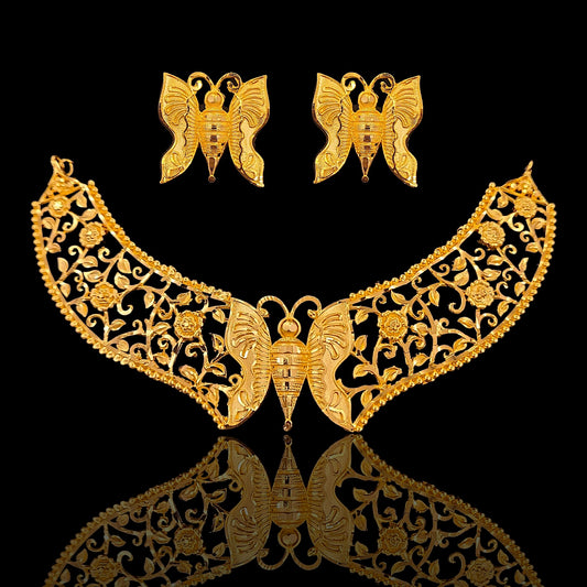 Butterfly Collar Necklace Set