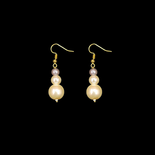 Double Line Pearl Necklace-2 - My Golden Wish