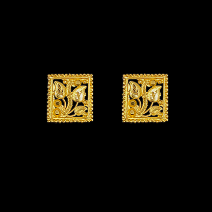 Fllat Pearl Choker Set - My Golden Wish