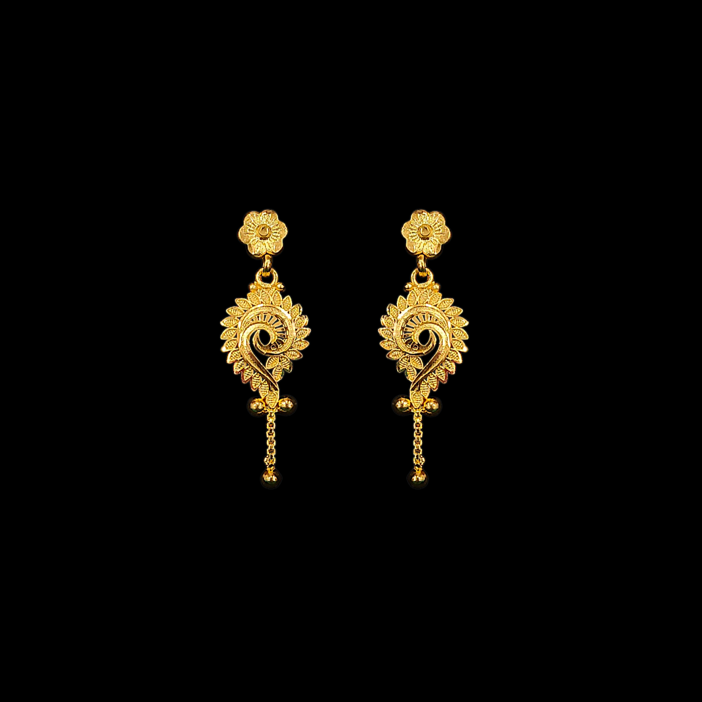 Spiral Chatai Necklace set - My Golden Wish