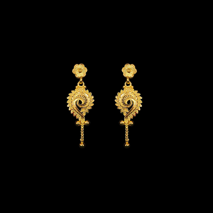 Spiral Chatai Necklace set - My Golden Wish