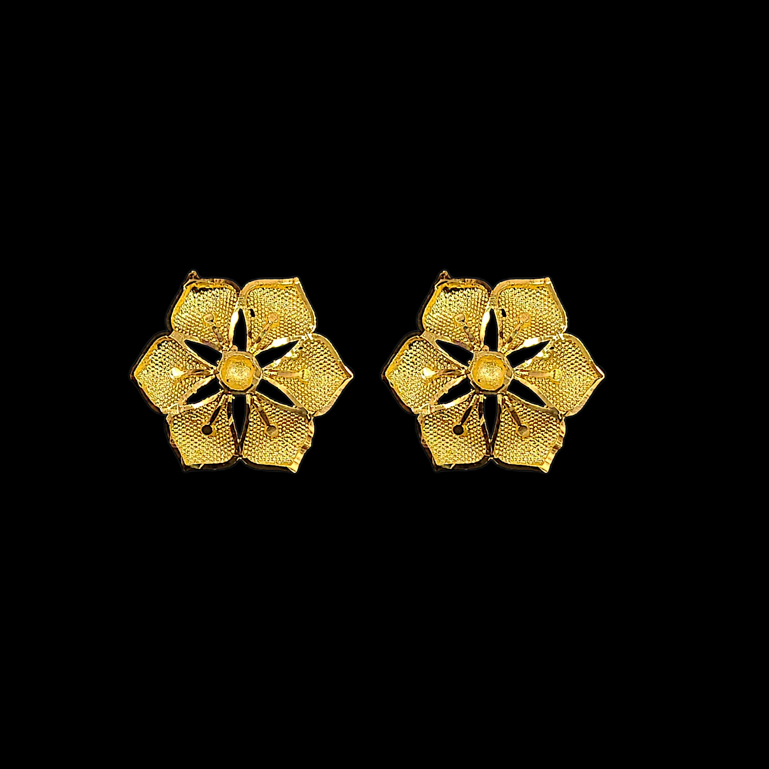 Hexagon Flower Choker Set - My Golden Wish