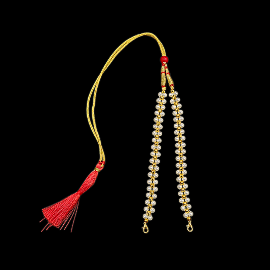 Luxurious Pearl Tarsel ( Tassel ) - Design 1 - My Golden Wish