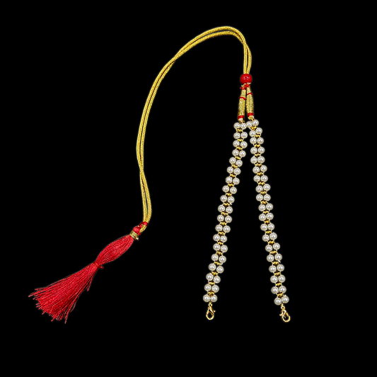 Luxurious Pearl Tarsel ( Tassel ) - Design 2 - My Golden Wish