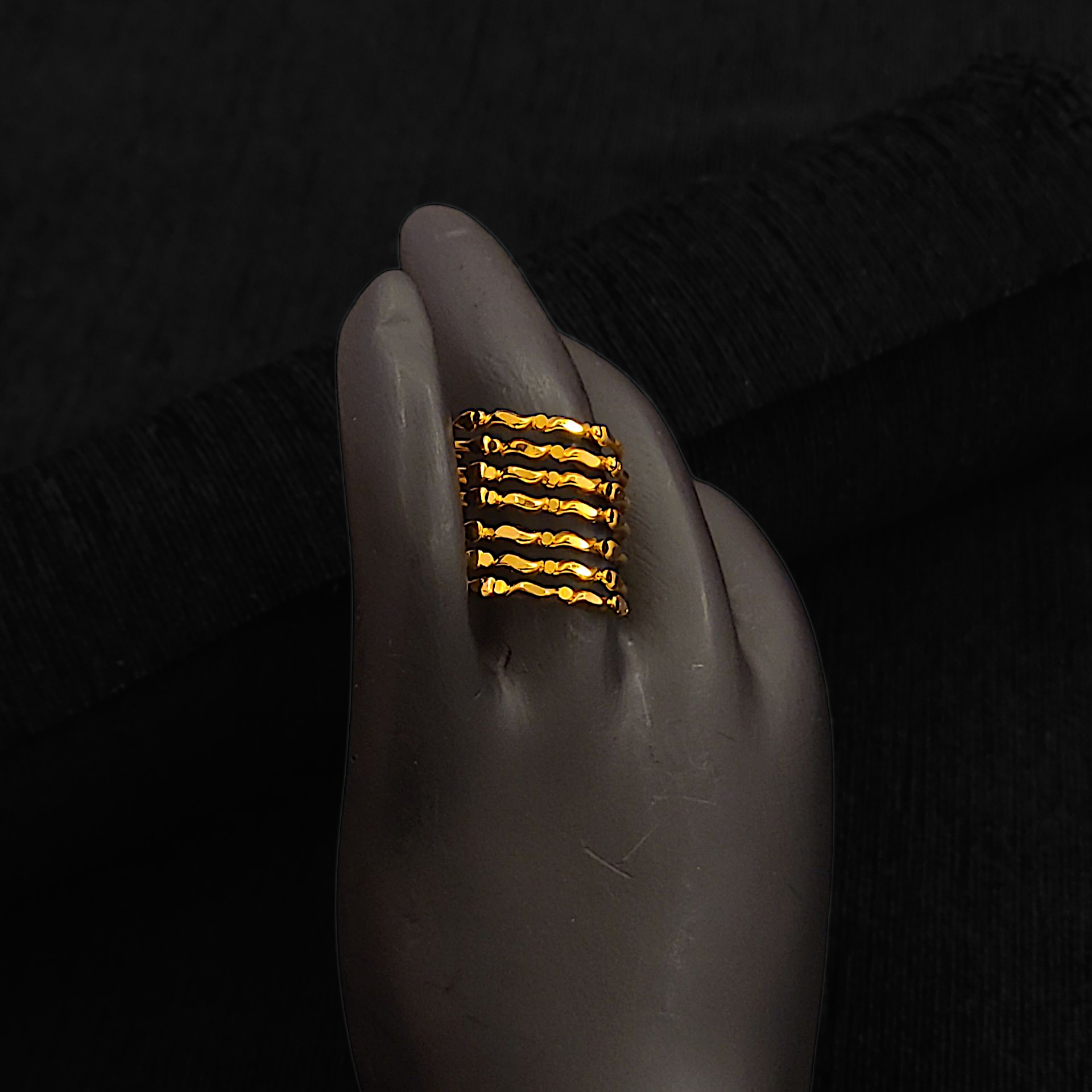 Spiral Finger Ring - My Golden Wish