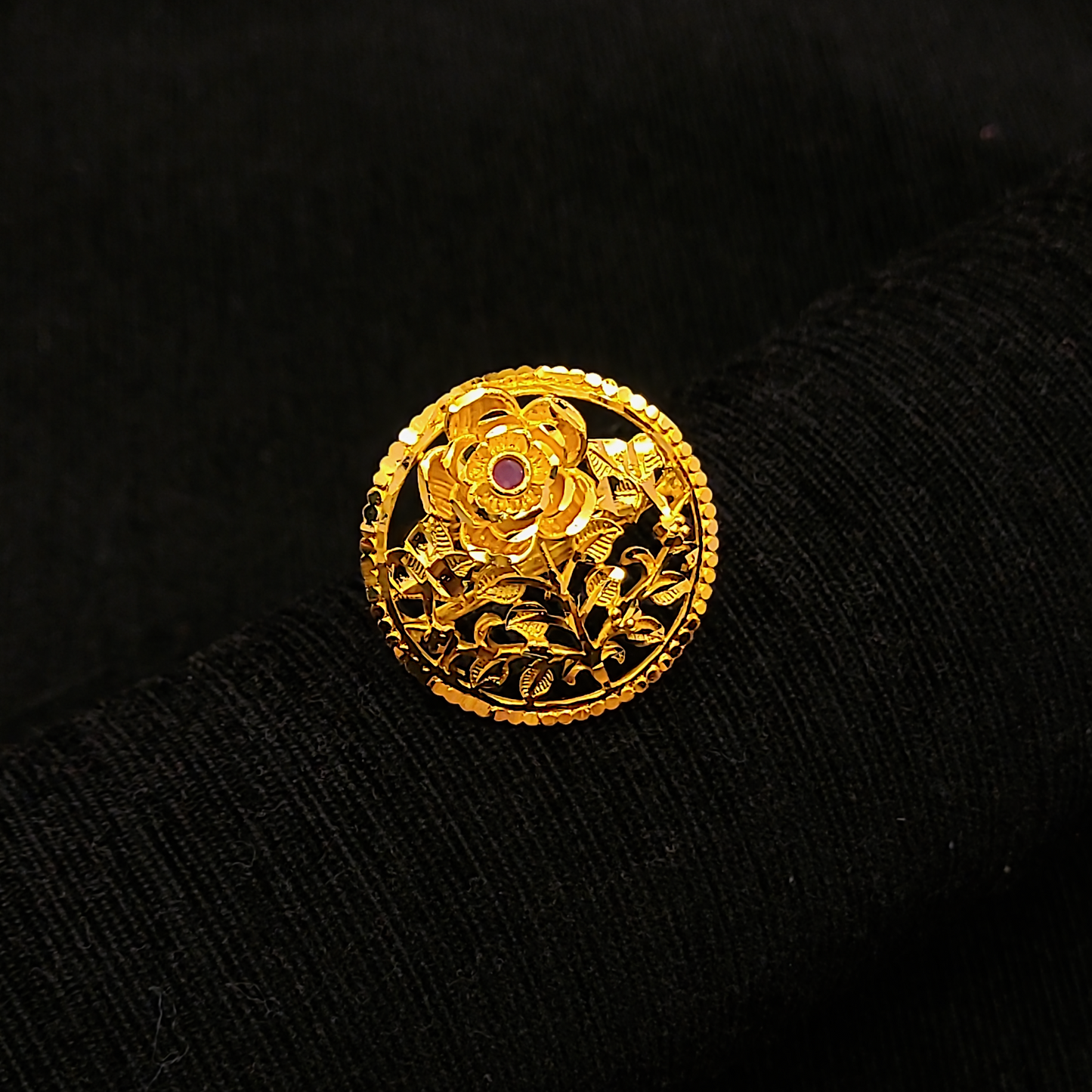 Adjustable Rose Ring