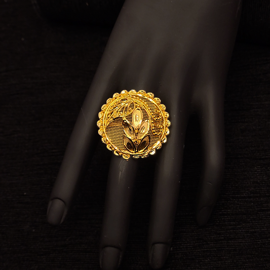 Adjustable Designer Net Ring