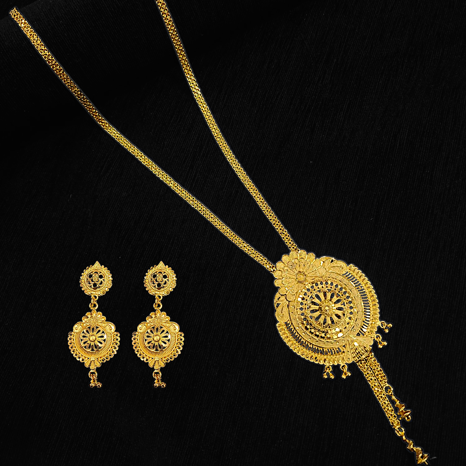 Designer Flower Tie Chain - My Golden Wish