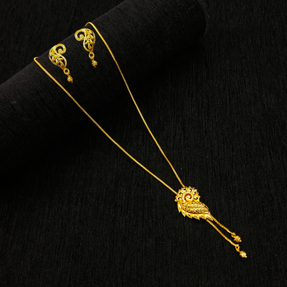 Feather Peacock Tie Chain