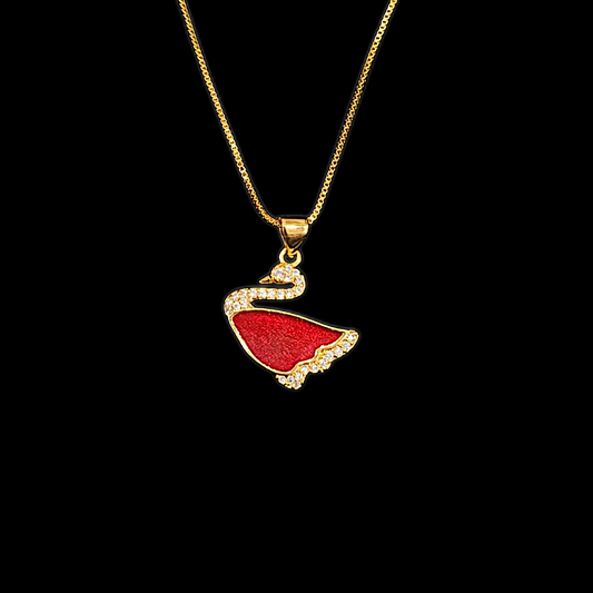 Swan Pendent Set