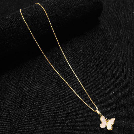 Butterfly Shell Pendent Chain