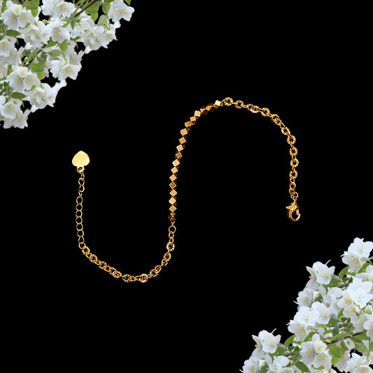 Golden Ball Wristlet