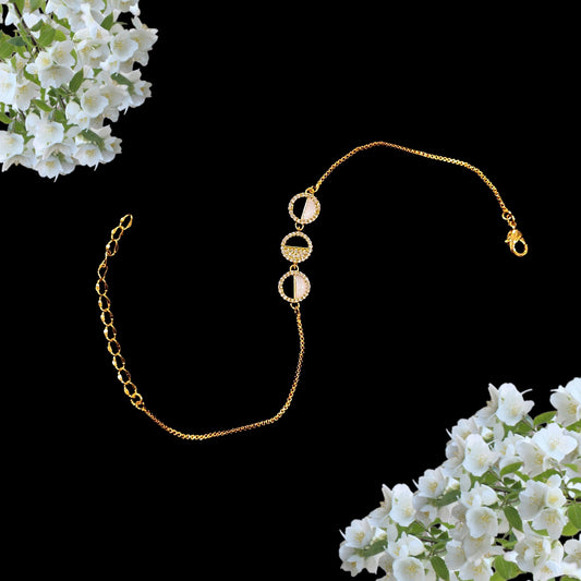 Triple Moon Wristlet
