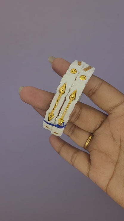 Gold Plated Trisul Original Sankha