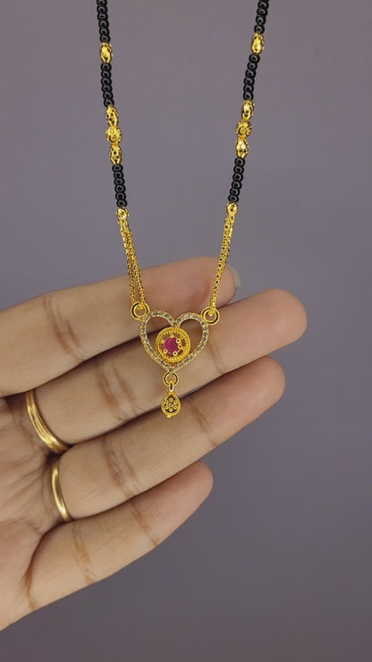 Small Heart Mangalsutra