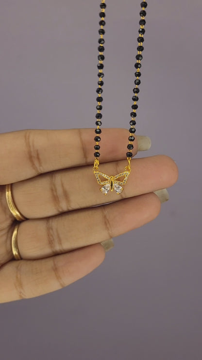 Small Butterfly Mangalsutra
