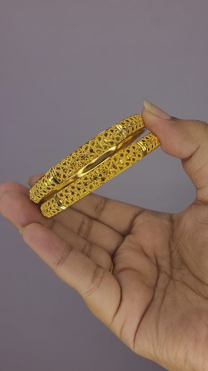 Solid Net Bangles