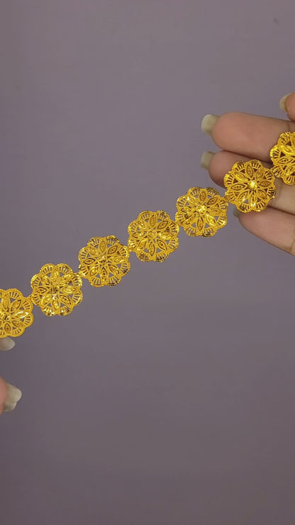 Flower Matha Patti Design - II