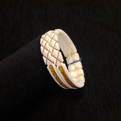 Gold Plated Original Criss Cross Paat Shakha
