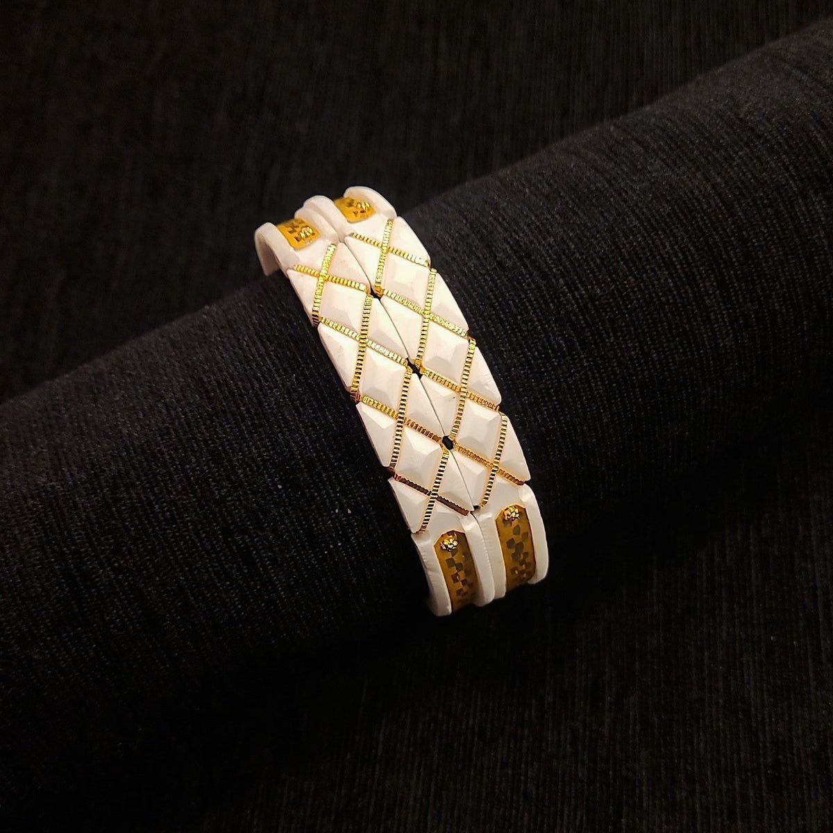 Gold Plated Original Criss Cross Paat Shakha