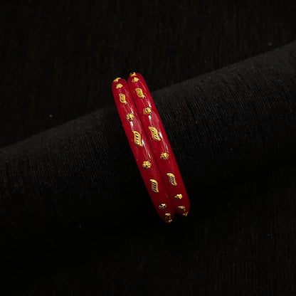 Gold Plated Curve Buti Pola